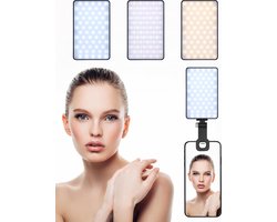 LED Videolampen Set voor Laptop Streaming en Videoconferenties - Instelbare Helderheid - USB-aansluiting - Draagbaar en Compact - Professionele Verlichting voor TikTok, Vlogs, en Online Vergaderingen