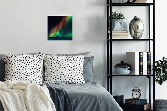 Affiche Arc-en-ciel - Aurora - Ciel étoilé - 30x30 cm