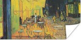 Poster Caféterras bij nacht - Vincent van Gogh - 150x75 cm