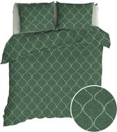 Housse de couette Romanette Murad - Extra large - 270x200/220 cm - Vert forêt