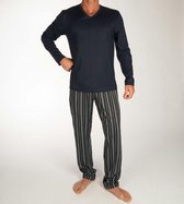 Calida Relax Imprint Pyjama lange broek - 748 Blue - maat L (L) - Heren Volwassenen - 100% katoen- 43388-748-L