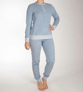 Pastunette dames pyjama Badstof - Jaimy - 38 - Blauw