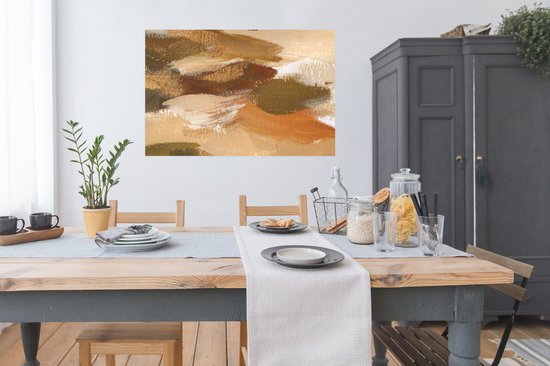 Peinture pour affiche - Oranje - Marron - 120x90 cm