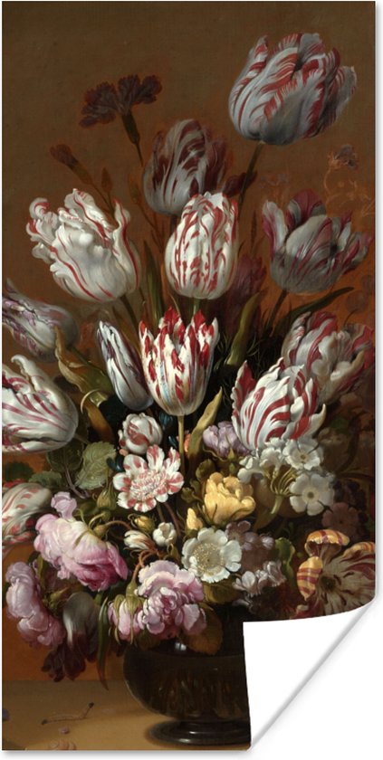 Poster Kunst - Bloemen - Stilleven - Oude meesters - Vintage - 40x80 cm