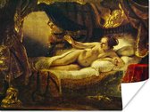 Affiche Danaé - Rembrandt van Rijn - 80x60 cm