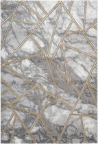 Lalee Marmaris | Modern Vloerkleed Laagpolig | Gold | Tapijt | Karpet | Nieuwe Collectie 2024 | Hoogwaardige Kwaliteit | 80x150 cm