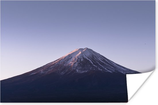 Poster Uitzicht op de berg Fuji - 30x20 cm