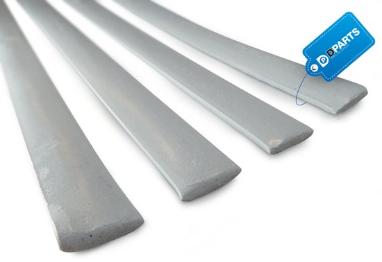 Dparts afdichtingspasta strips - 4x 80cm - universeel waterdicht afdichtingsmiddel voor kookplaat en gootsteen afdichten - loodgieter plumbers putty kneedmassa afdichtingsband dichtingspasta