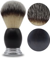 Sigma Essentials - Arqué - Beard Brush | Ebony Wood - Zwart hout - Klassiek Scheerkwast - Scheerborstel - Baardborstel - Zachte Haren - 100% Vegan