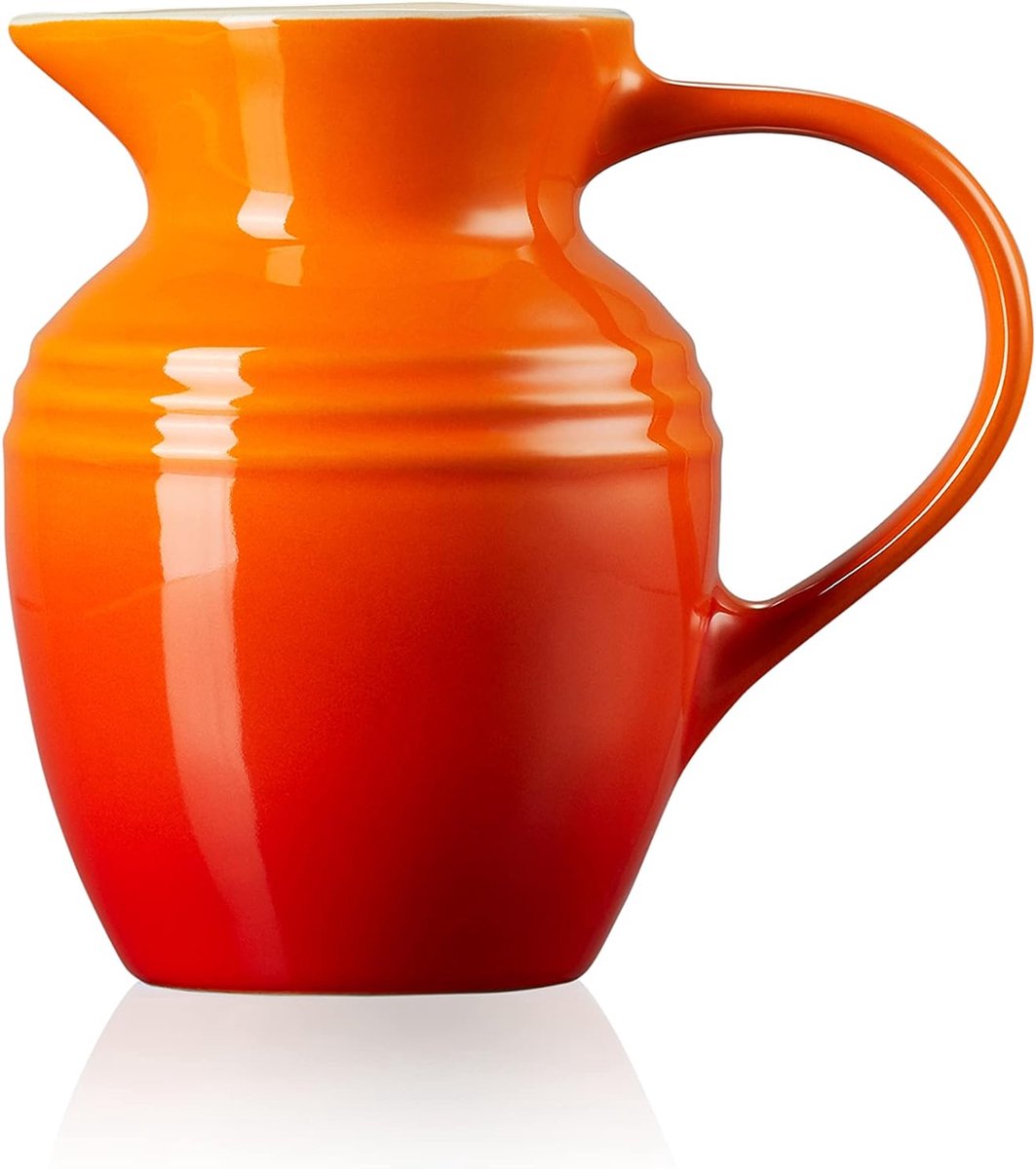 kleine klassieke steengoed sapkan, 0,6 l, ovenrood