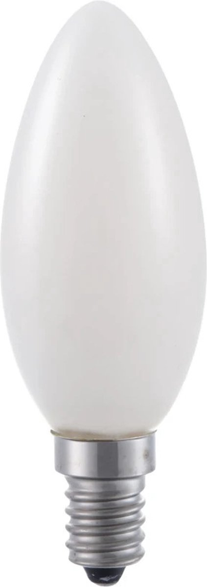 SPL E14 LED Lamp 3W Dimbaar - CRI 90 - Opaal - Extra Warm Wit - 2500K - LED Filament Kaars C35 - Vervangt 25W - Per Stuk