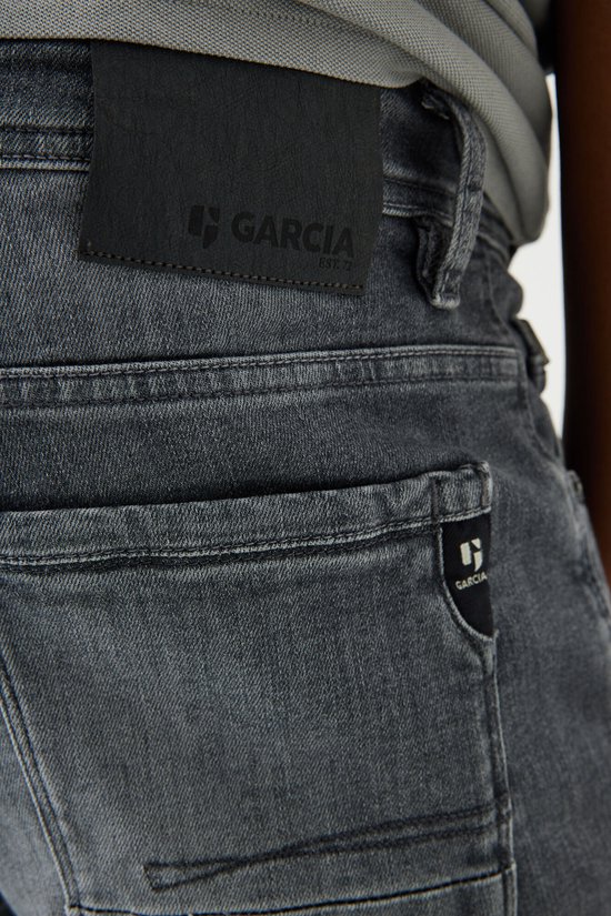 GARCIA Savio Heren Slim Fit Jeans Gray - Maat W36 X L38
