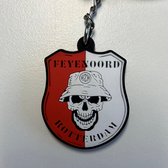 FR.KZK Feyenoord Rotterdam - SLEUTELHANGER - SKULL (cadeau)