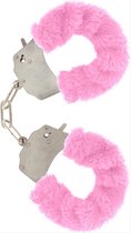 CHPN - Handboeien - Pluche handboeien - Handboeienset - Roze - Met slotje (2 sleutels) - Erotiek - Sexspeeltjes - BDSM - Cadeau