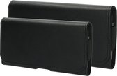 Mobiparts Classic Belt Case geschikt voor Size L - Zwart