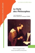 Les Cahiers de la MSHE Ledoux - Le style des philosophes