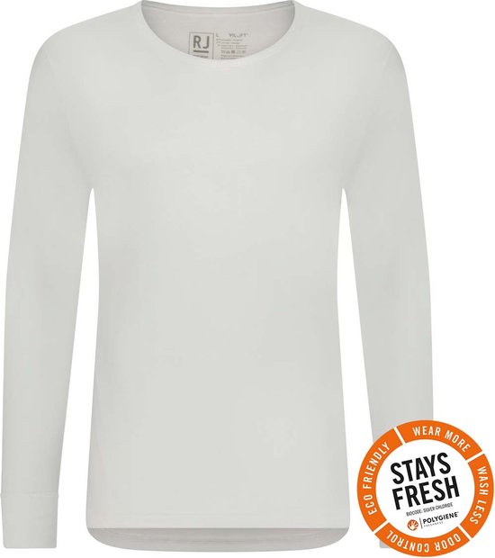 RJ Bodywear T-shirt Mayrhofen Thermal Wool White Mannen Maat - S