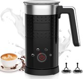 Ghani winkeltje Elektrische Melkopschuimer - Automatische Opschuimfunctie - Grote Capaciteit - Ideaal voor Koffie, Cappuccino, en Warme Chocolade
