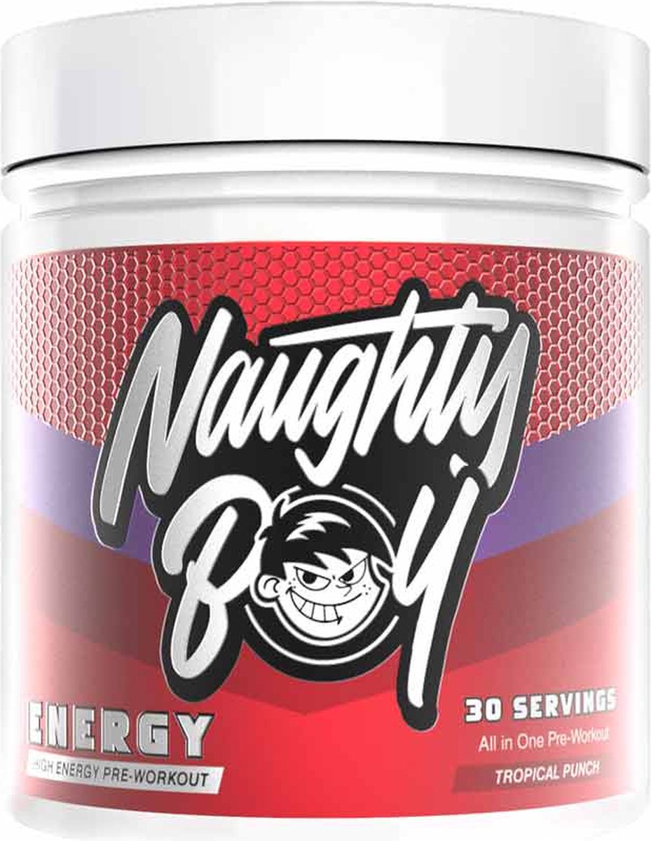Naughty Boy Energy Pre-Workout 30servings Tropical Punch