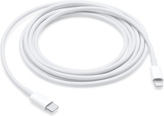 Câble d'origine Apple USB-C vers Lightning 2 mètres Wit
