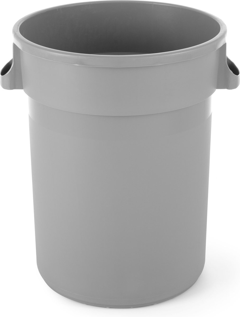 AmerBox Ronde afvalbak – 120L – lichtgrijs – duurzaam polypropyleen – Ø550x(H)690mm