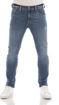 Mustang Heren Jeans Broeken Vegas slim Fit Blauw 34W / 34L Volwassenen Denim Jeansbroek