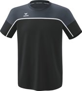 ERIMA Change T-Shirt Kind Black Grey-Slate Grey-Wit Maat 164
