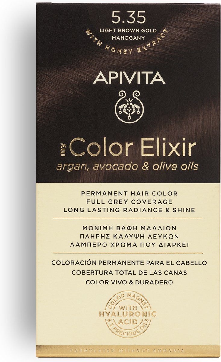 Apivita My Color Elixir 5.35 Lichtbruin Mahoniegoud