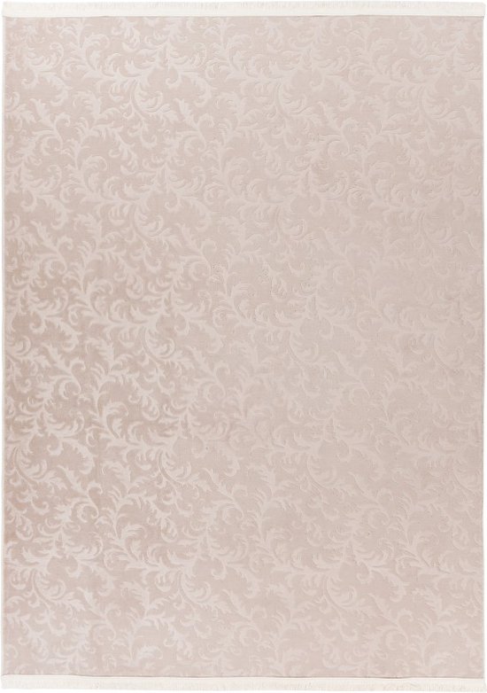 Damla | Laagpolig Vloerkleed | Light Taupe | Hoogwaardige Kwaliteit | 80x140 cm