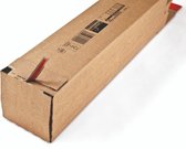 10x ColomPac® Verzendkoker 430 x 108 x 108 mm met plak- en tearstrip - B- golf (± 3,0 mm) Karton - Universele verzenddozen