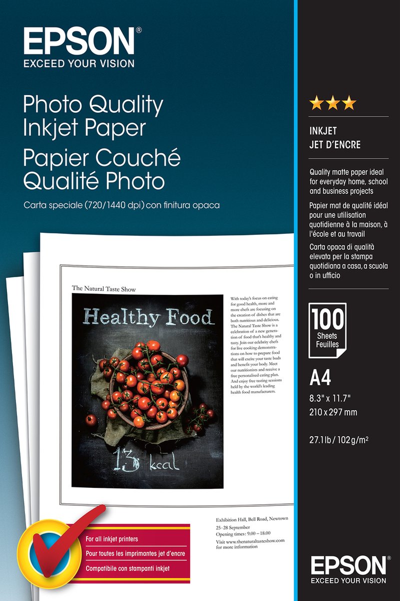 Epson Photo Quality Inkjet Paper fotopapier thumbnail 2