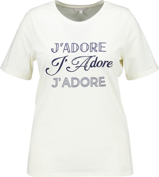 MS Mode T-shirt T-shirt met tekst "J'adore"