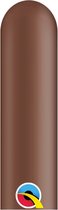 Qualatex - modelleerballonnen 260Q chocolate brown (100 stuks)