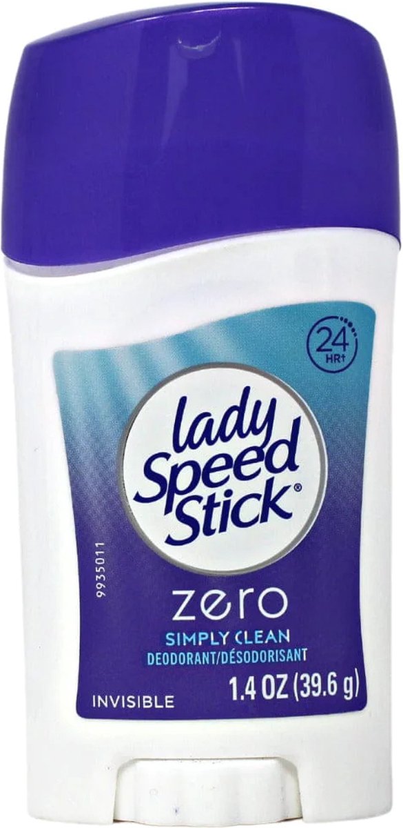 Goedkoopste Lady Speed Stick Deodorant Stick Zero Simply Clean 39,6 gr - 1 stuks