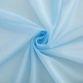 Tafelloper Chiffon Blauwe Tule Tafelloper 300x70cm voor Bruiloft Communie Lichtblauw