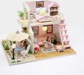 Maison miniature - kit - Maison miniature - Maison de poupée bricolage - Loft Pink