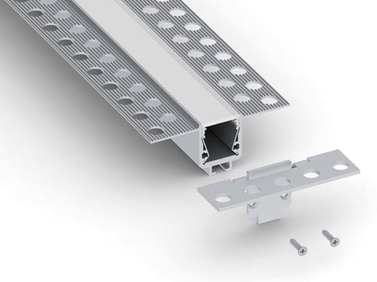 Embout pour profilé en plaques de plâtre RSL15 US, sans trou pour câble - 1 pc.