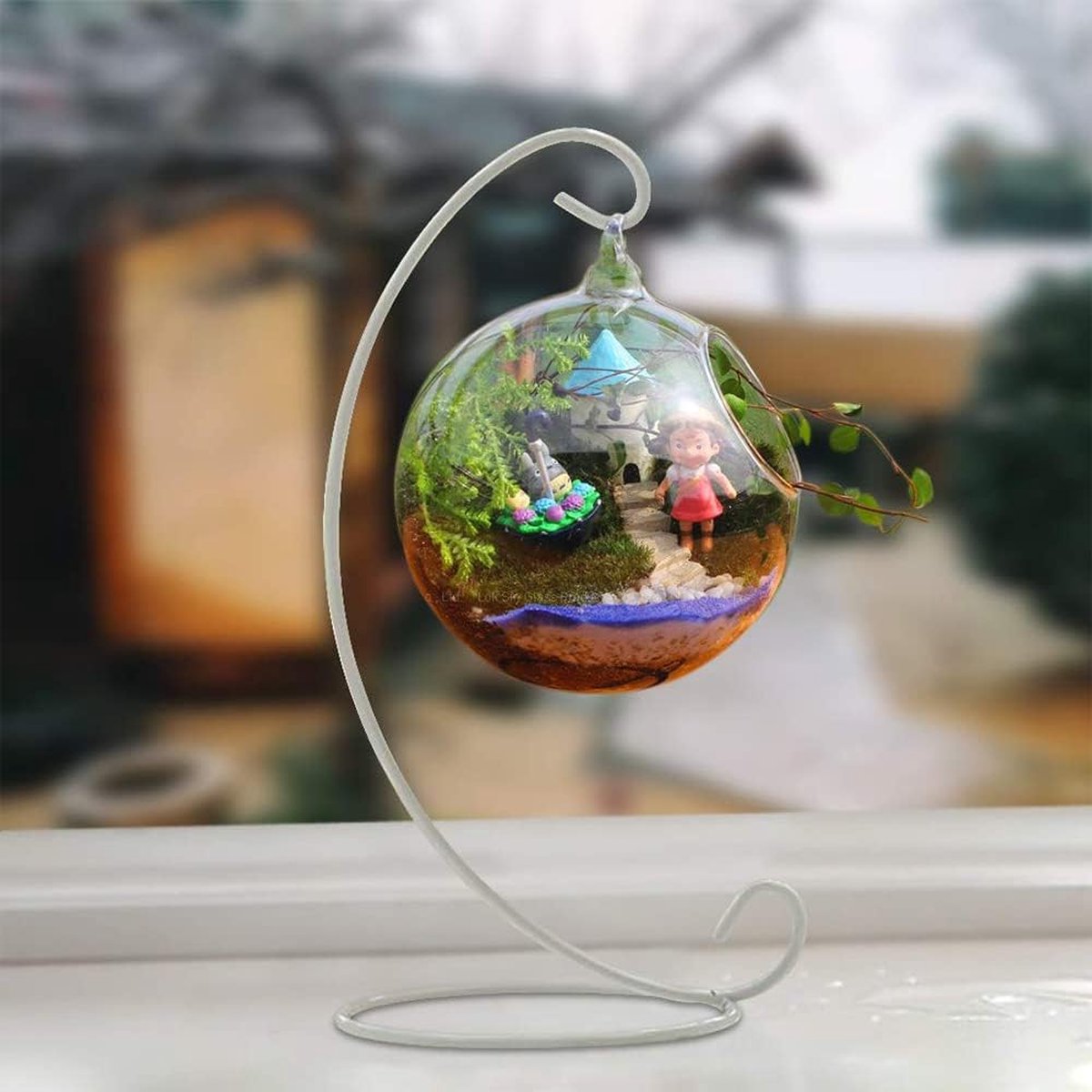 EMAGEREN 12 Pcs Supports De Boules De Noël En Métal Doré - Présentoir Ornement 22,9 Cm