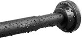 BOTC Uitschuifbaar - Gordijnroede Uitschuifbaar - 125-220cm - Gordijnrail - Zwart