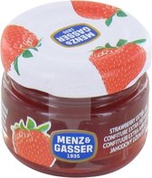 Menz & Gasser Prima Frutta Extra jam aardbei 24 stuks x 28 gram