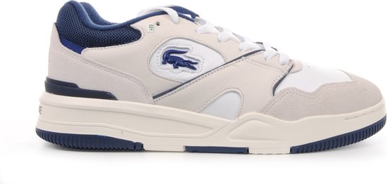 LACOSTE sneaker homme lineshot beige bleu