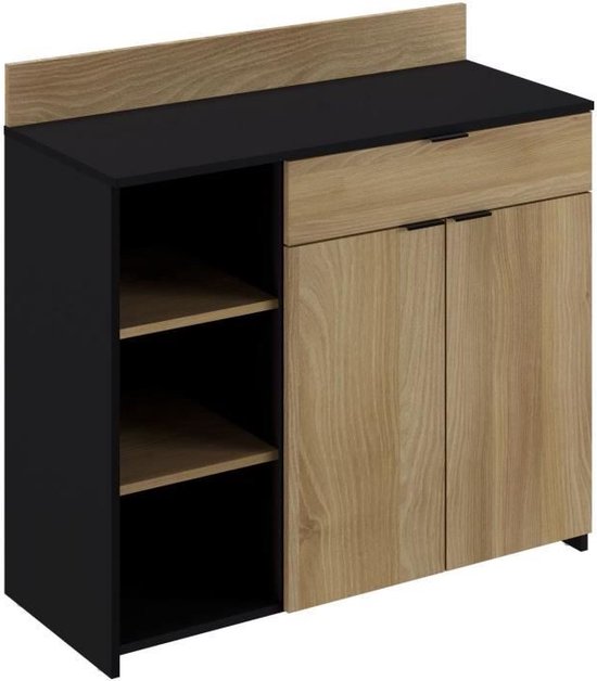 Keukenbuffet 60×35×128 cm - met LED-lichtsensor - met 2 deuren - met Keukenbuffet 60×35×128 cm - met LED-lichtsensor - met 2 deuren - met