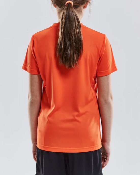 Craft Squad Jersey Solid Sports Shirt - Taille L - Femme - orange - blanc