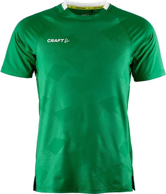 Craft Premier Solid Shirt Korte Mouw Heren - Groen | Maat: L
