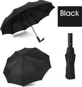 Graaftrendy Automatische paraplu -storm paraplu, extra sterk, Ø 105 cm, zwart
