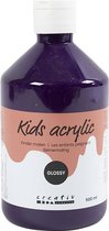Acrylverf Glossy, violet, 500 ml/ 1 fles