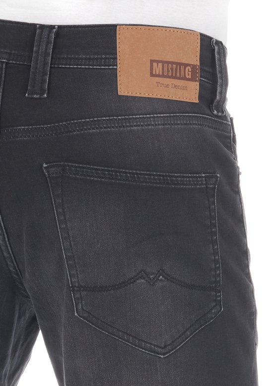 MUSTANG Heren Jeans Real X Oregon Tapered K stretchbroek jeansbroek sweatbroek denim 87% katoen blauw zwart grijs, Denim Blauw (682), 32W / 30L MUSTANG Heren Jeans Real X Oregon Tapered K stretchbroek jeansbroek sweatbroek denim 87% katoen blauw zwart grijs, Denim Blauw (682), 32W / 30L