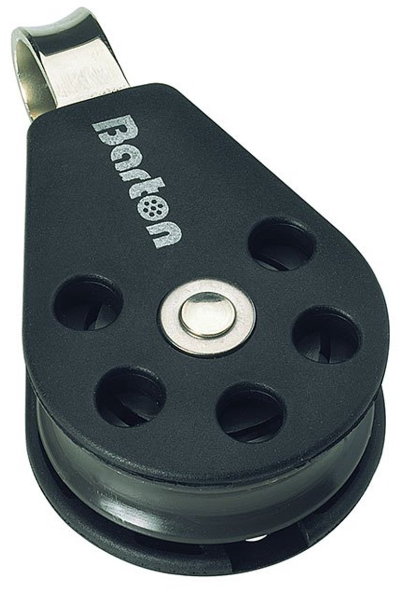 Barton Marine Enkele Vaste Katrol 630kg 12 Mm Zilver 58 x 114 mm