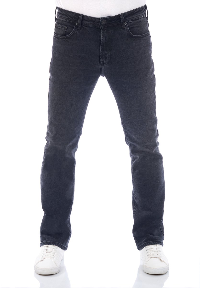 LTB Heren Jeans Broeken PaulX regular/straight Fit Zwart Volwassenen Denim Jeansbroek