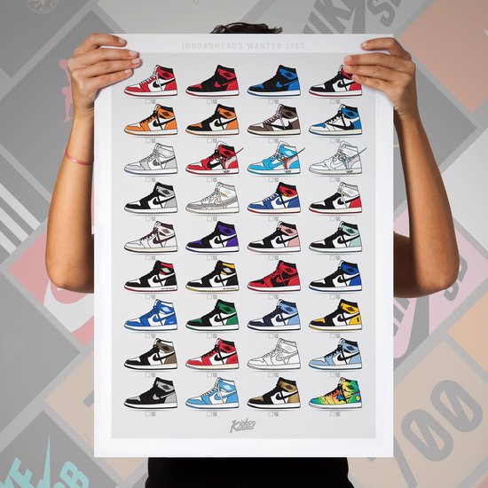 Kicks On Kanvas Poster - Nike Air Jordan The Wanted List Update